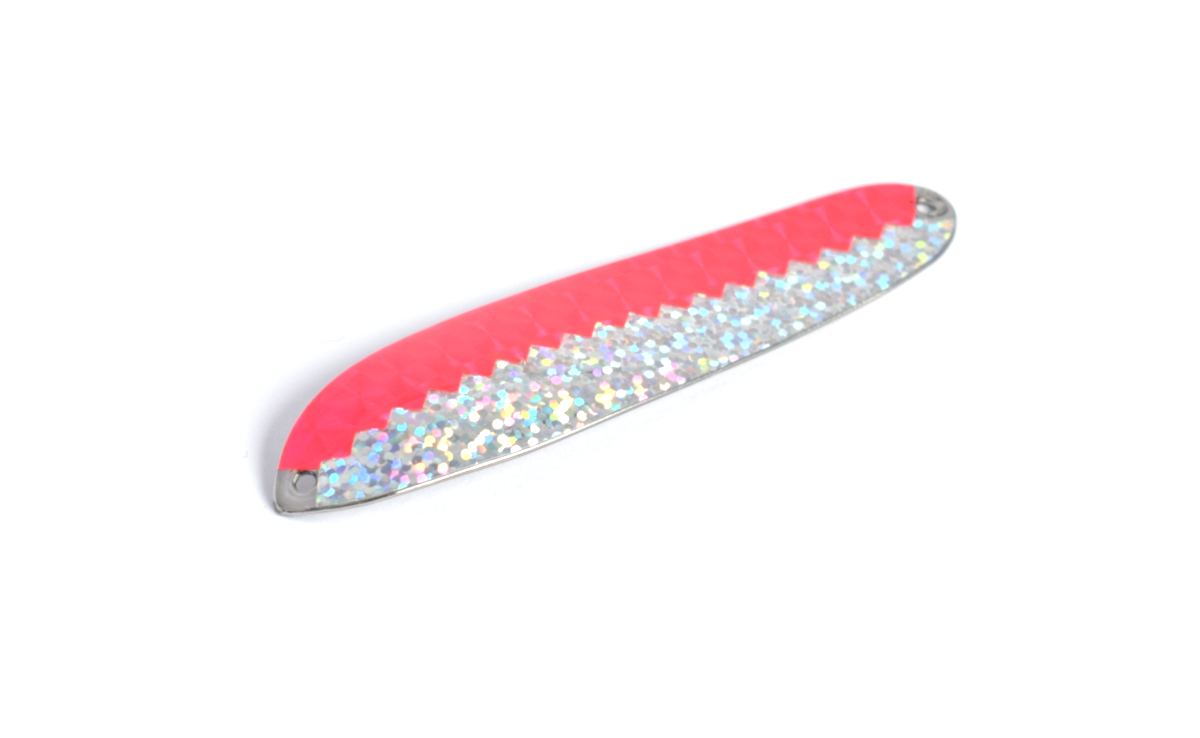 Lätkä pinkki hologrammi, hopea hile - hopea